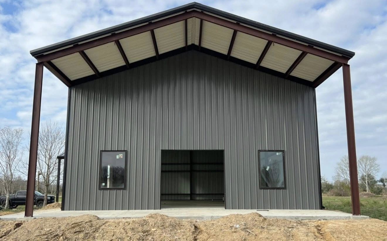 Steel barndominium Fort Bend County